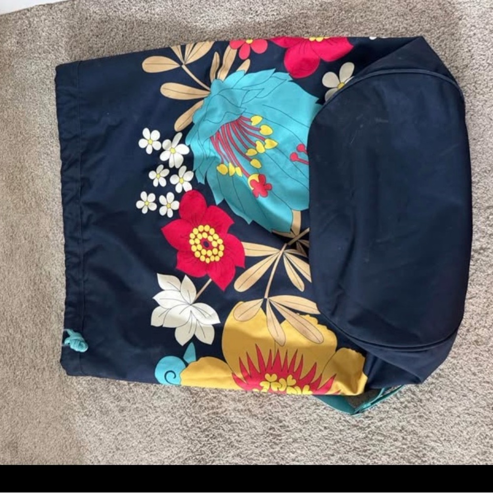 Van Heusen Black and Teal Tote Bag